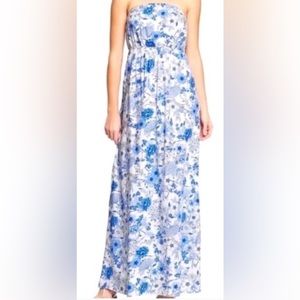 Strapless maxi dress